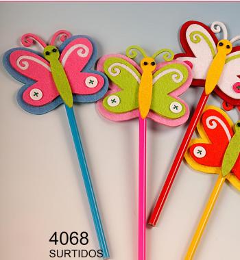 Lapiz con mariposa - Regalo infantil - Regalo bautizo y