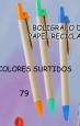 Boligrafo carton  - Boligrafos - Regalos de boda