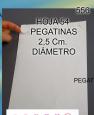 Hoja 54 pegatinas 2,5cm redondas - Pegatinas para bodas y comuniones