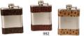 Petaca con piel - Sets de hombre y mujer - Regalos de boda