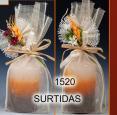 Vela tricolor arreglada  - Velas  - Regalos de boda
