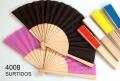 Abanico madera colores surtidos  - Abanicos - Regalos de boda