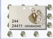 Tarjeta boda 16 unidades