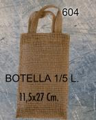 Bolsa yute para vino 