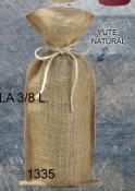 Bolsa de yute para vino