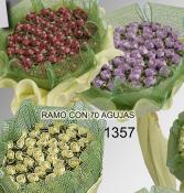 Ramos con 70 alfileres