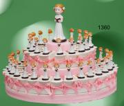 Tarta con 45 unidades niÑa comunion 