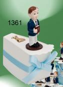 Porcion tarta niÑo comunion