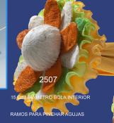 Ramo flor para alfileres mediano