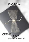 Bolsa organza para flores