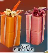Velas con arreglo