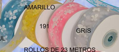 Cinta organza mariposas