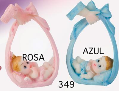 Figura bebe azul  o rosa 