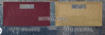 Bolsa de yute para vino